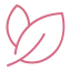 Growth leaf icon